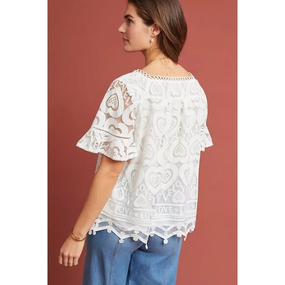 Anthropologie Lovely Top Size XXS - Picture 3 of 7